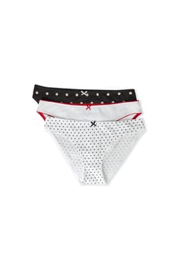 Lot de 3 culottes en coton;${refinementColor}