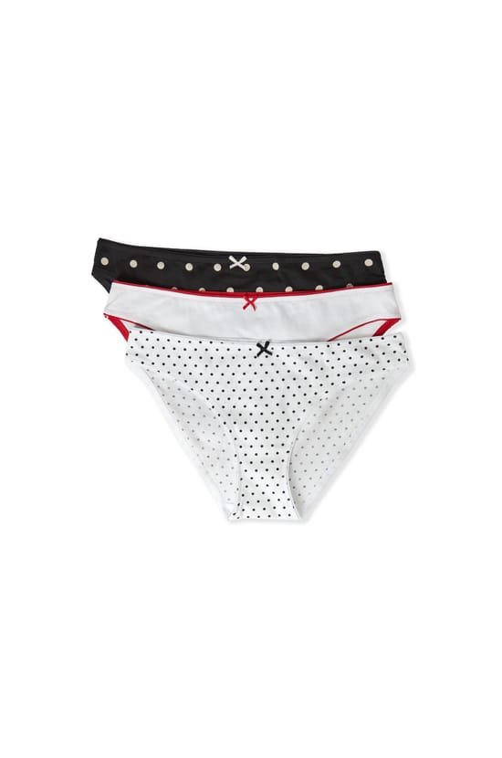 Lot de 3 culottes en coton;${refinementColor}