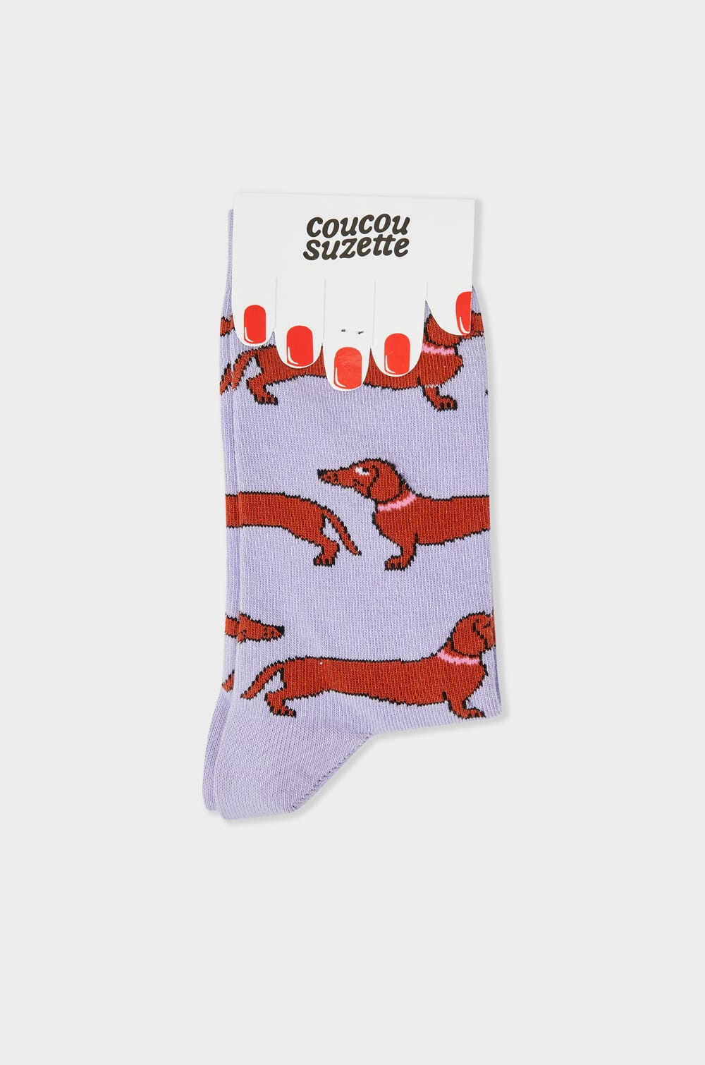 Chaussettes à motifs chiens Coucou Suzette;${refinementColor}