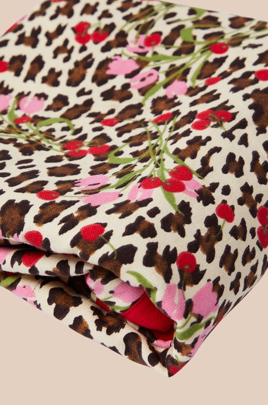 Fouta en coton &agrave; motifs;${refinementColor}