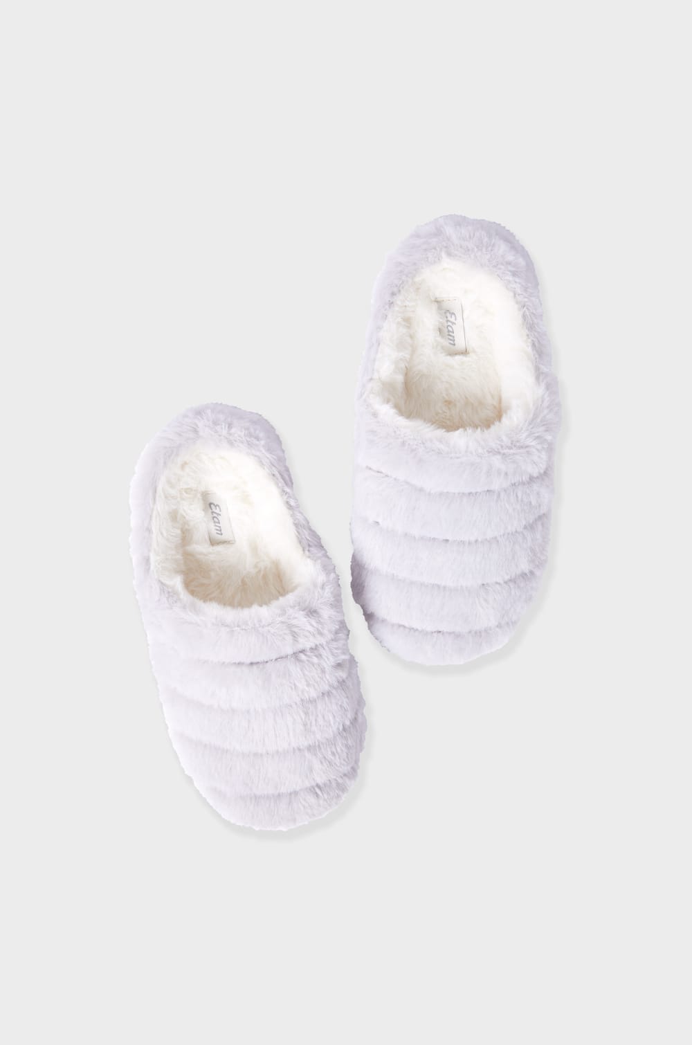 Chaussons mules en fausse fourrure;${refinementColor}