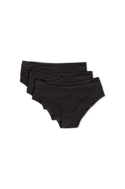 Lot de 3 shortys en coton et dentelle;${refinementColor}
