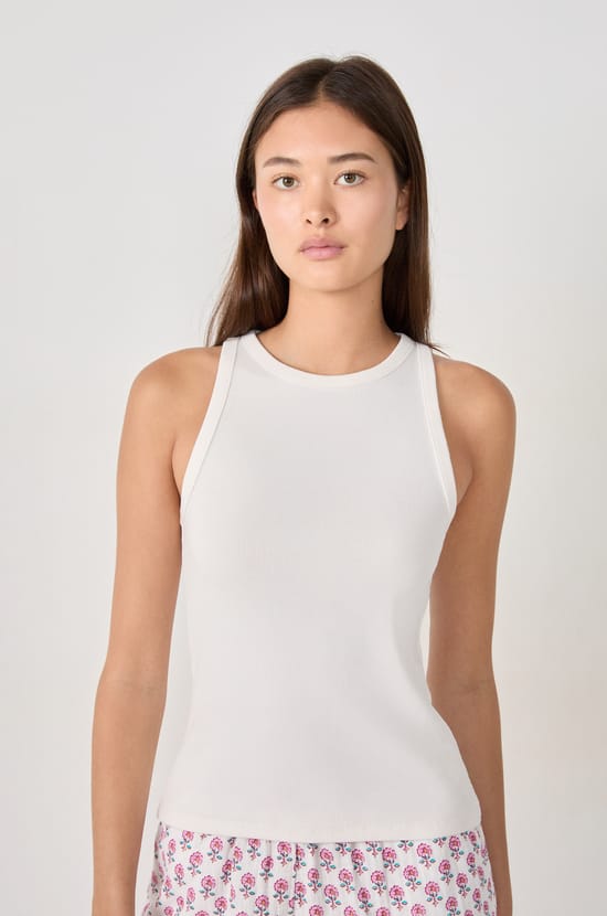 Cotton Pyjama Tank Top;${refinementColor}