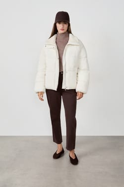 Short Puffer Jacket;${refinementColor}