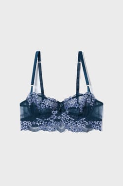 Bra No. 9- Floral Embroidery Balconette;${refinementColor}
