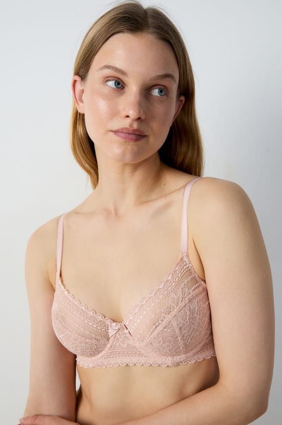 Balconette Bra Without Cups;${refinementColor}