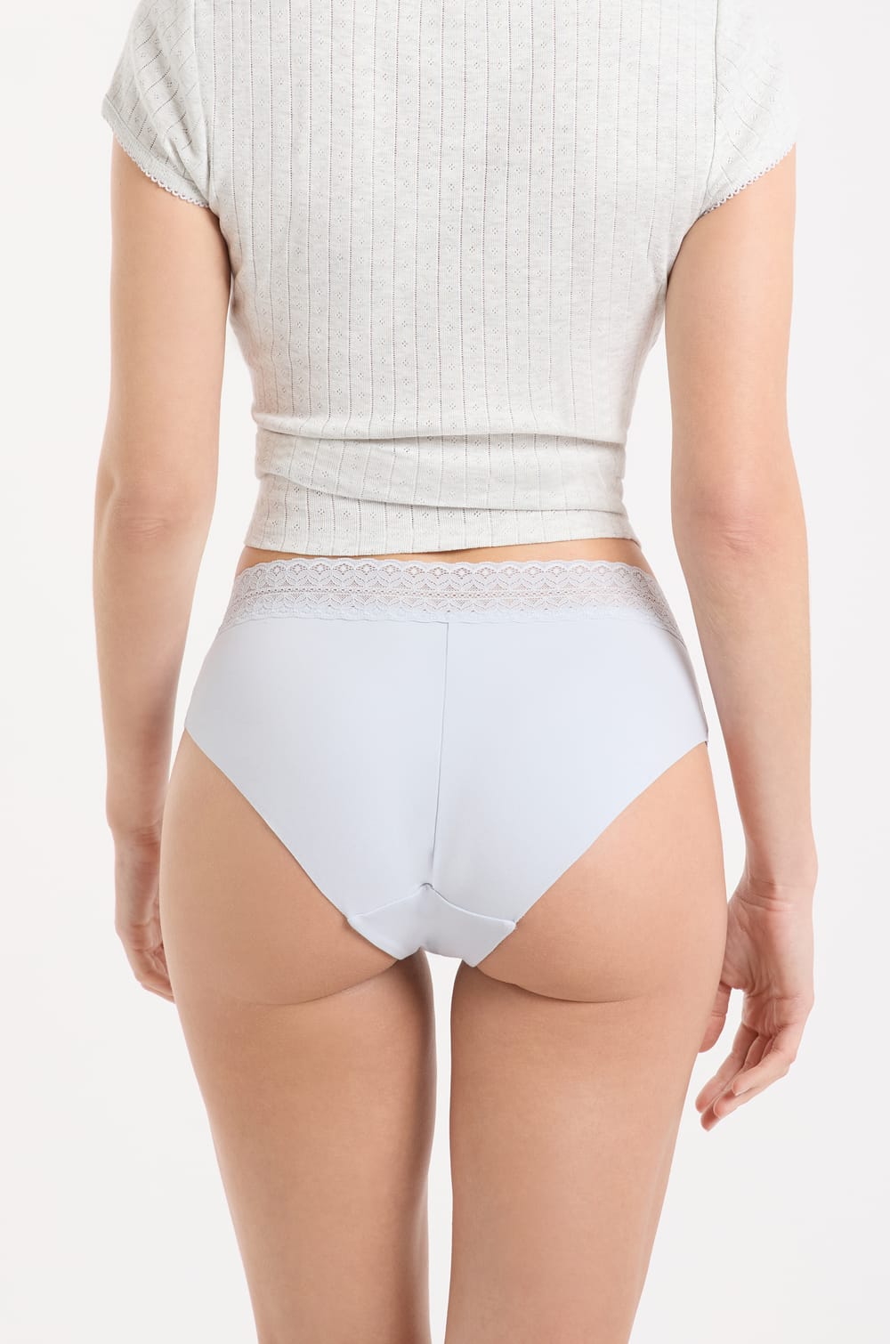 Shorty en coton couture arri&egrave;re;${refinementColor}