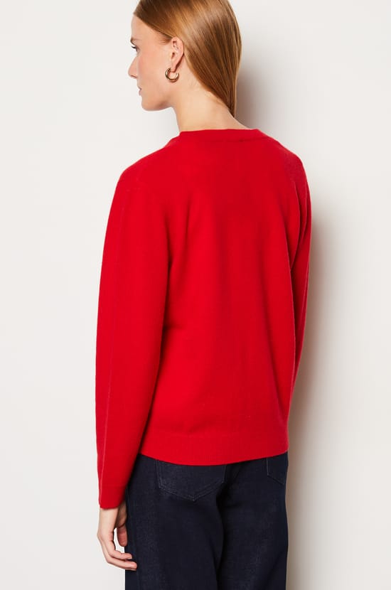 Pull col V 100% cachemire;${refinementColor}