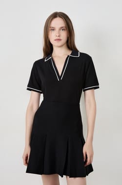 Polo manches courtes en coton;${refinementColor}