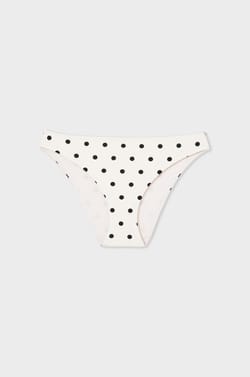Culotte bikini bas de maillot à pois;${refinementColor}