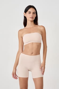 Organic cotton stretch cycling shorts;${refinementColor}
