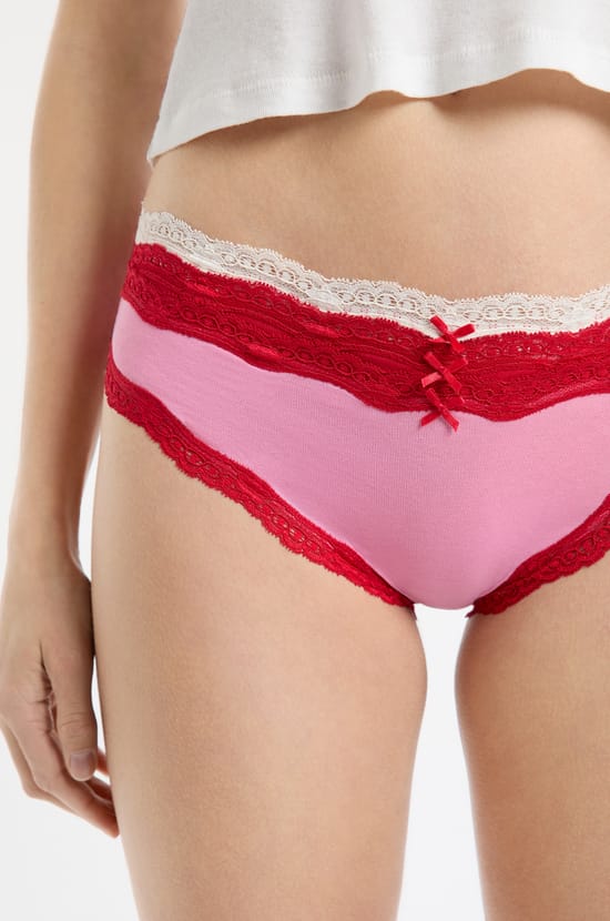 3er-Pack Baumwollslips;${refinementColor}