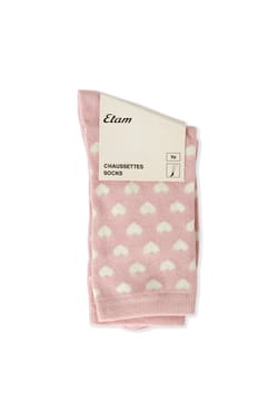Chaussettes avec coton &agrave; motifs;${refinementColor}
