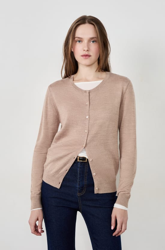 Wool Cardigan;${refinementColor}