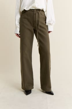 Trousers with Cotton Drawstring;${refinementColor}