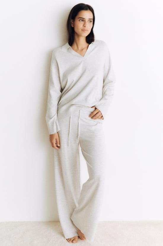 Pantalon de pyjama large;${refinementColor}