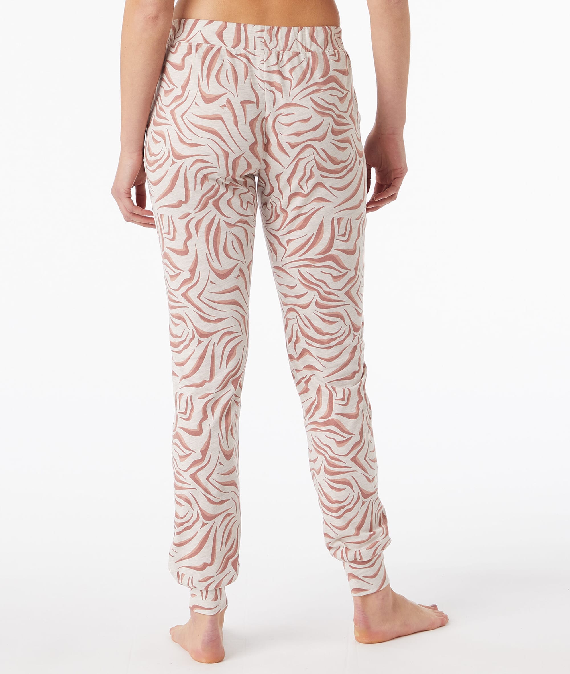 Pantalon De Pyjama Doux Imprimé Marbre Noir Et Blanc - Unisexe Femme/homme - Taille élastique Avec Poches - 4
