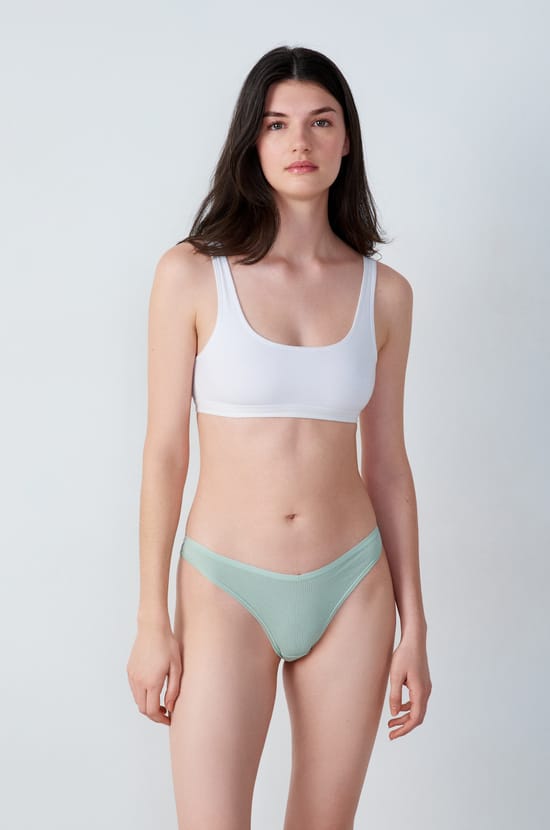 Pack of 3 Cotton Tangas;${refinementColor}