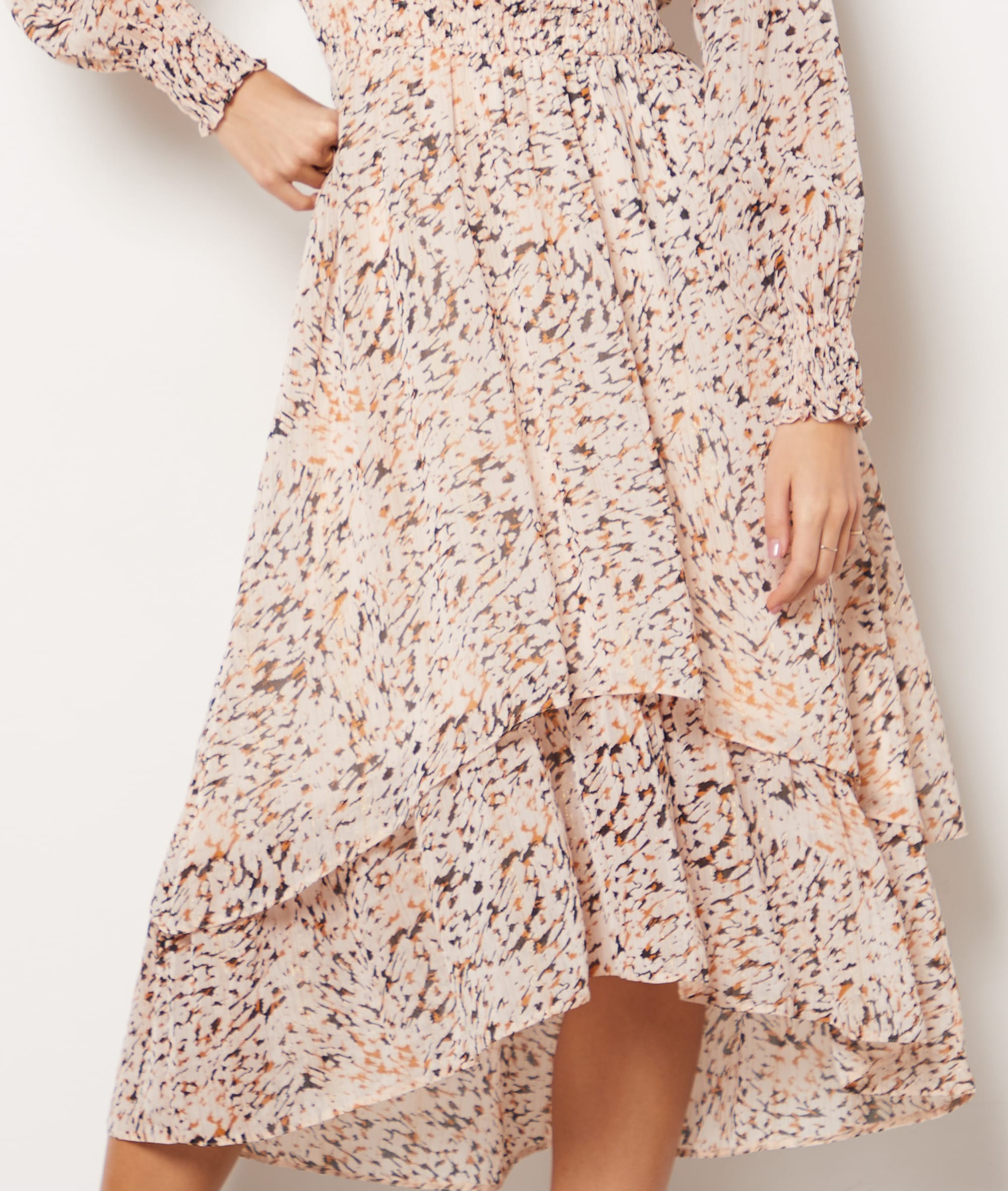 Robe De Cérémonie Longue Femme 2025 - Col V, Dentelle, Mousseline, Pour Mariage, Soirée, Demoiselle D'honneur