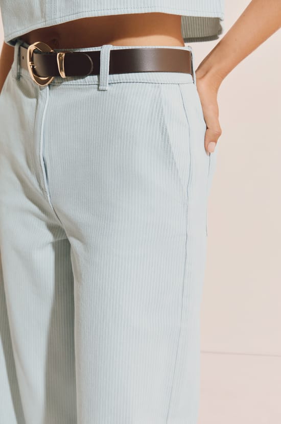 Pantal&oacute;n recto de algod&oacute;n;${refinementColor}