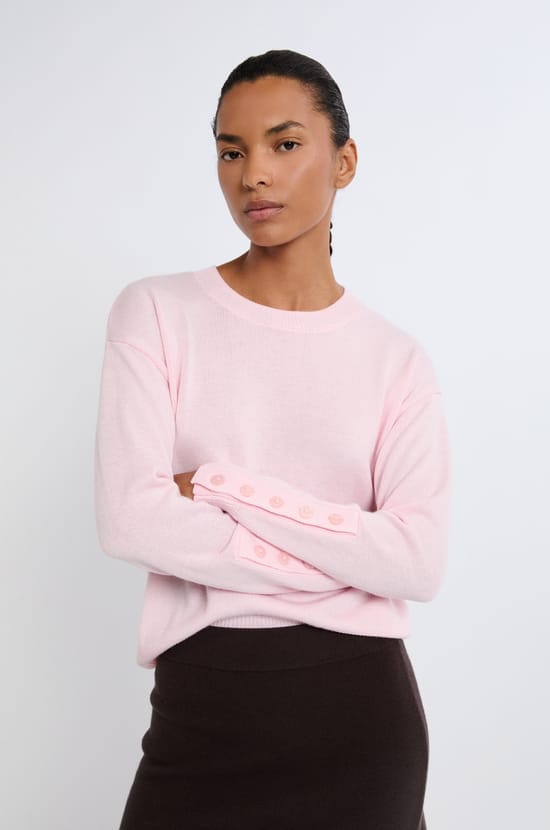 Pull col rond avec laine;${refinementColor}