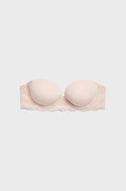 Bra Push up bandeau, tirantes extraibles;${refinementColor}