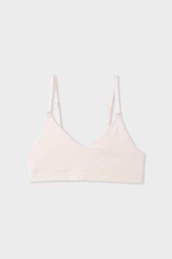 Bra de algodón, espumas extraíbles;${refinementColor}