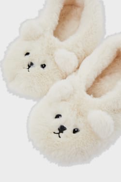 Chaussons en fausse fourrure;${refinementColor}