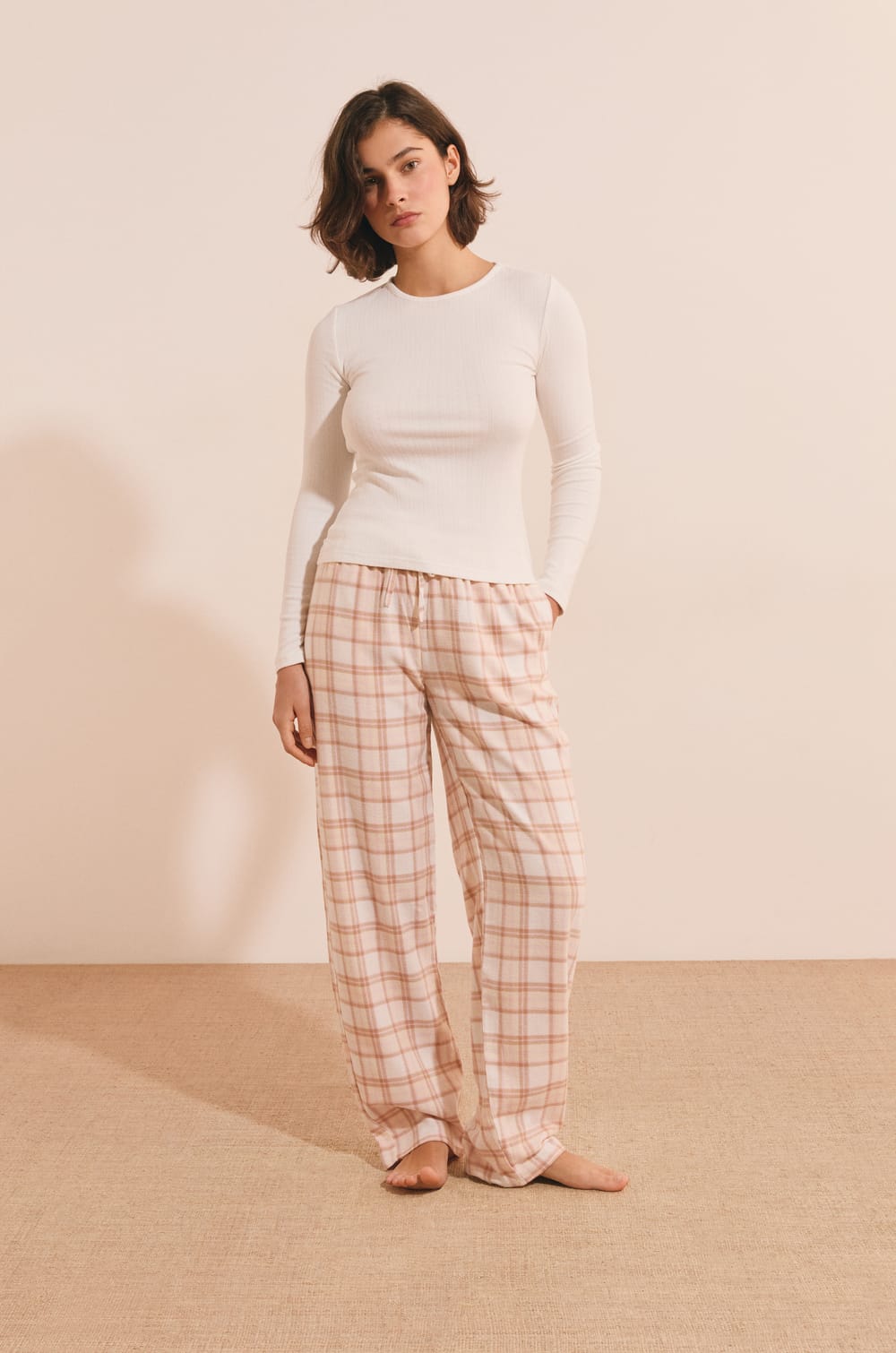 3-Piece Patterned Pajama Set;${refinementColor}