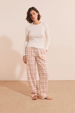 3-Piece Patterned Pajama Set;${refinementColor}