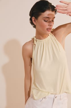 Top sans manches &agrave; nouer;${refinementColor}