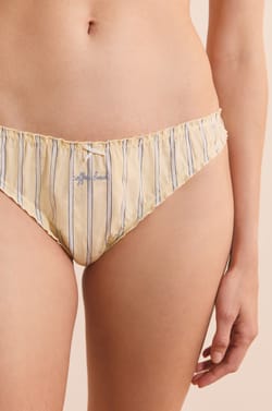 Tanga en coton;${refinementColor}