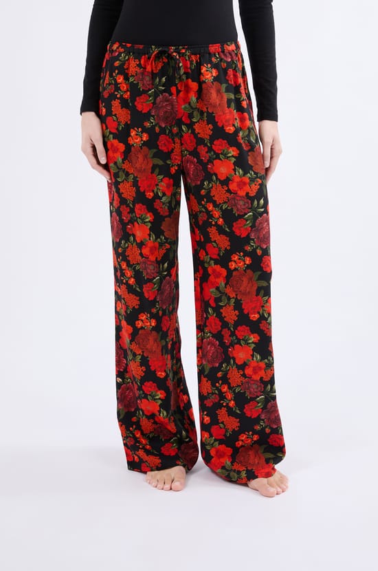 Pantalon de pyjama à motifs;${refinementColor}