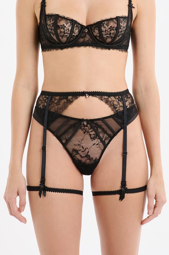 Lace Garter Belt;${refinementColor}