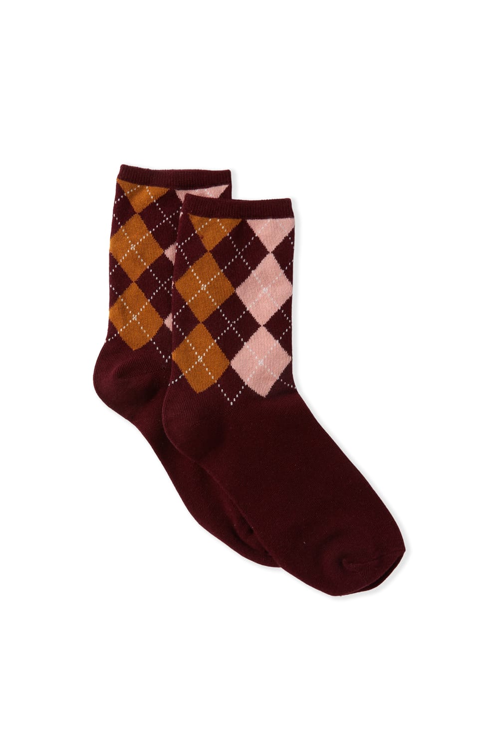 Chaussettes &agrave; motifs avec coton;${refinementColor}