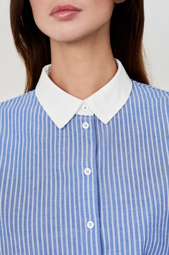 Short Striped Shirt;${refinementColor}