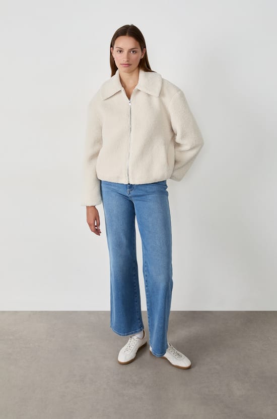 Faux Fur Jacket;${refinementColor}