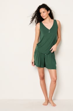 Modal Pajama Shorts;${refinementColor}