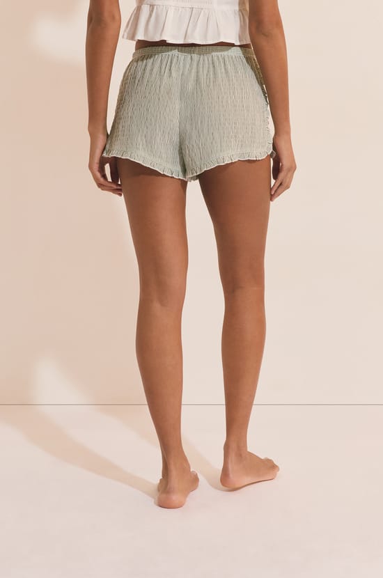 Short de pyjama &agrave; rayures;${refinementColor}