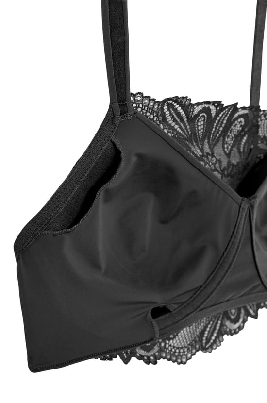 Soutien-gorge coques fines en dentelle post-mastectomie;${refinementColor}