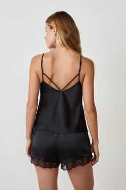 Satin Camisole with Thin Straps;${refinementColor}