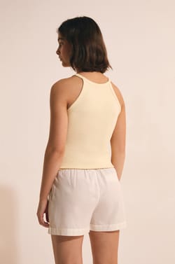 Cotton Pyjama Tank Top;${refinementColor}