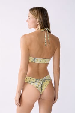 Bandeau haut de maillot imprimé réversible;${refinementColor}