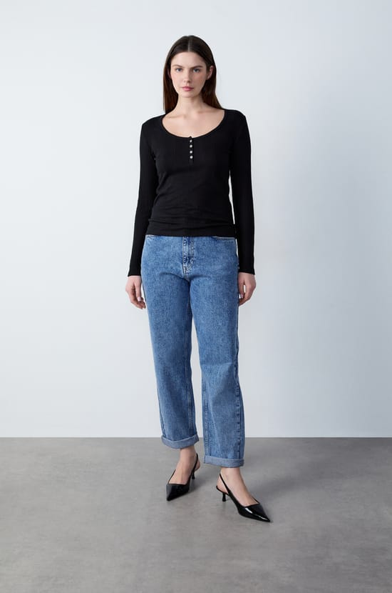 T-shirt manches 3/4;${refinementColor}