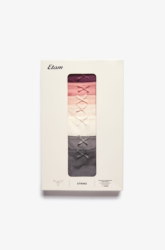 Lot de 7 bresiliens en coton;${refinementColor}