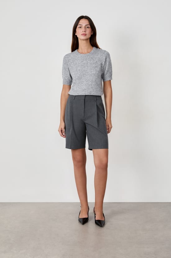 Straight Cut Shorts;${refinementColor}