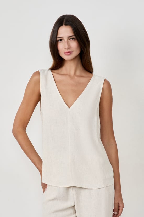 V-neck Top;${refinementColor}