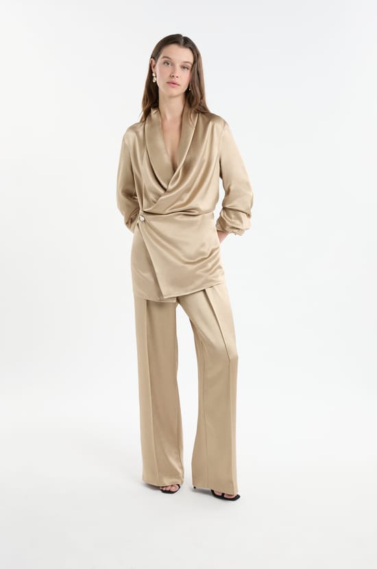 Pantalon large en cr&ecirc;pe;${refinementColor}