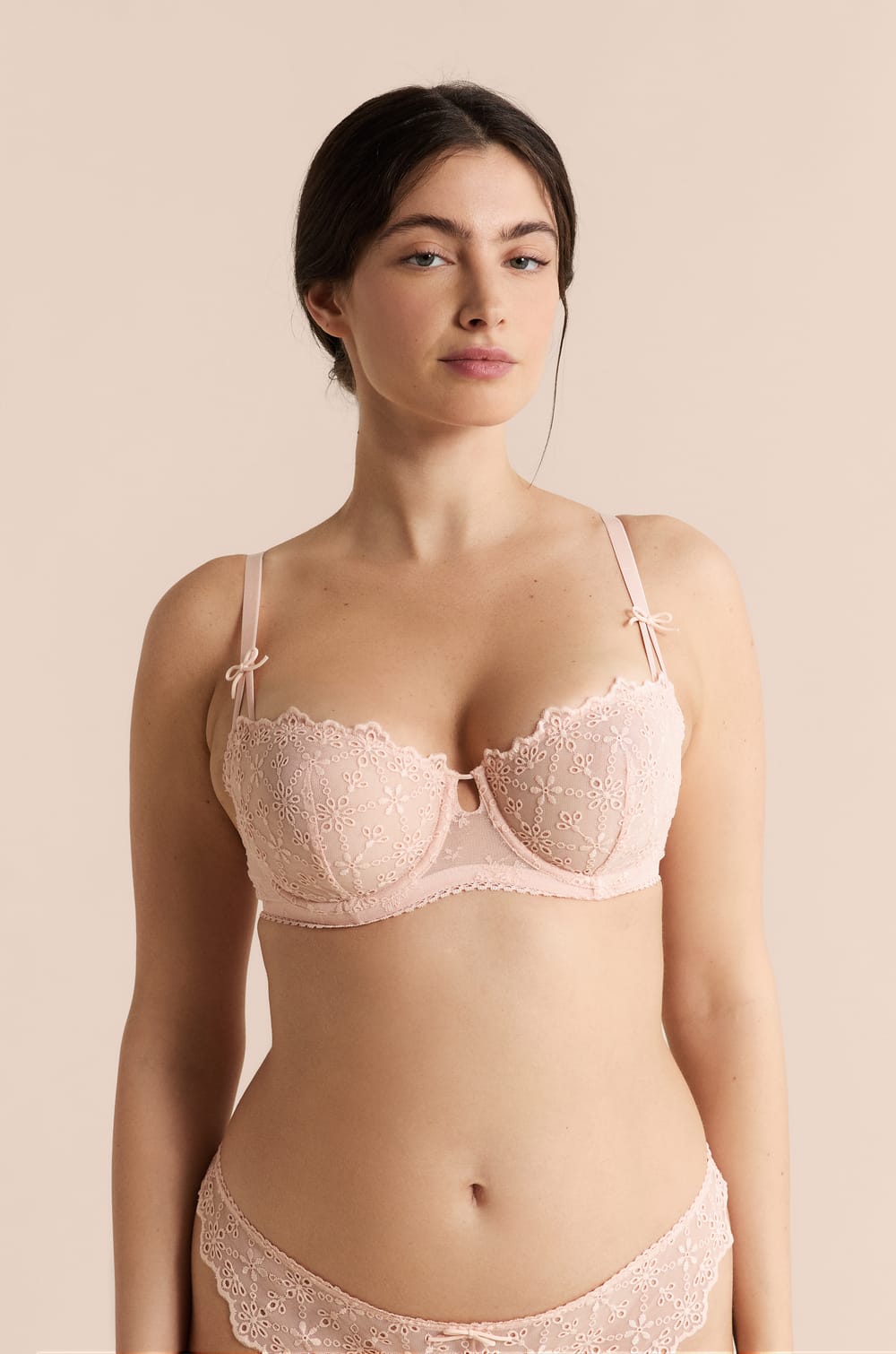 Bra N.9 - Balconette with Embroidery;${refinementColor}