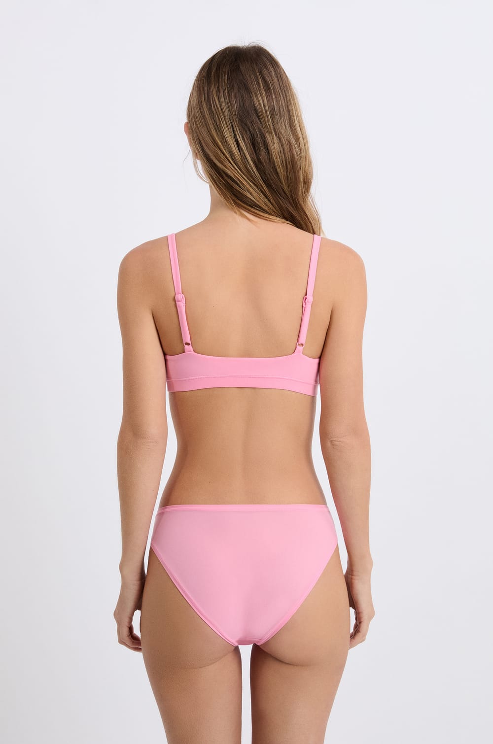 Wireless Bralette In Microfiber;${refinementColor}